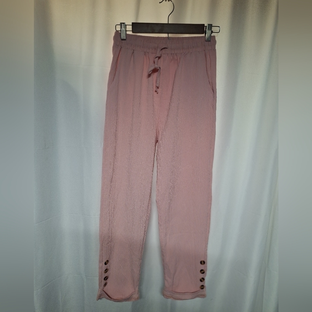 Women's Pink Straight Leg Pants
